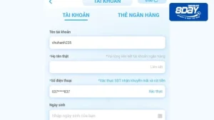 Hướng dẫn rút tiền qua ngân hàng ở 8DAY thành công